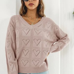 Maxct &V-Neck Drop Shoulder Sweater