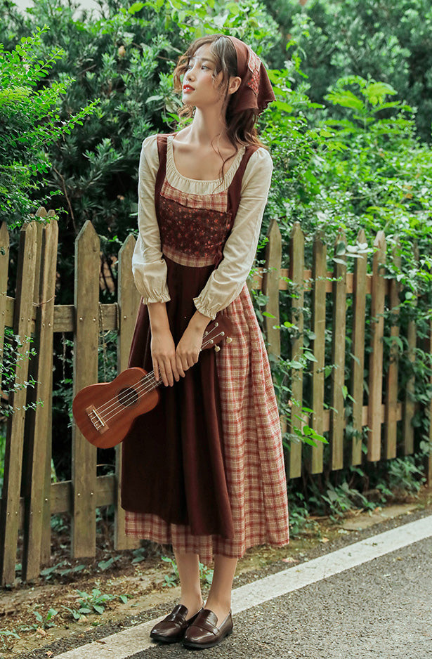Patchwork Village Dress Maxct