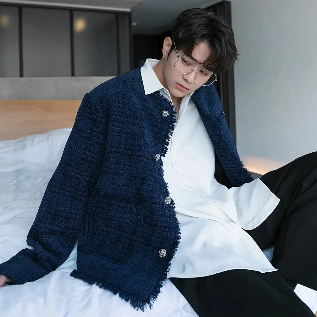 Maxct Raw Edge Tweed Jacket