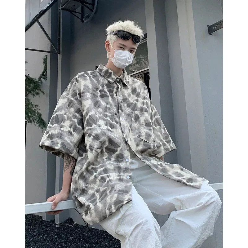 Vatican Leopard Short Sleeves Shirt Maxct