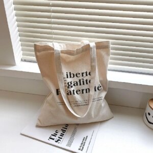Maxct - Letter Graphic Shopper Bag  - Women Tote Bags