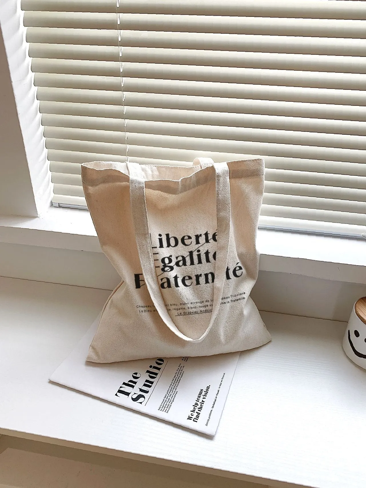 Maxct - Letter Graphic Shopper Bag  - Women Tote Bags