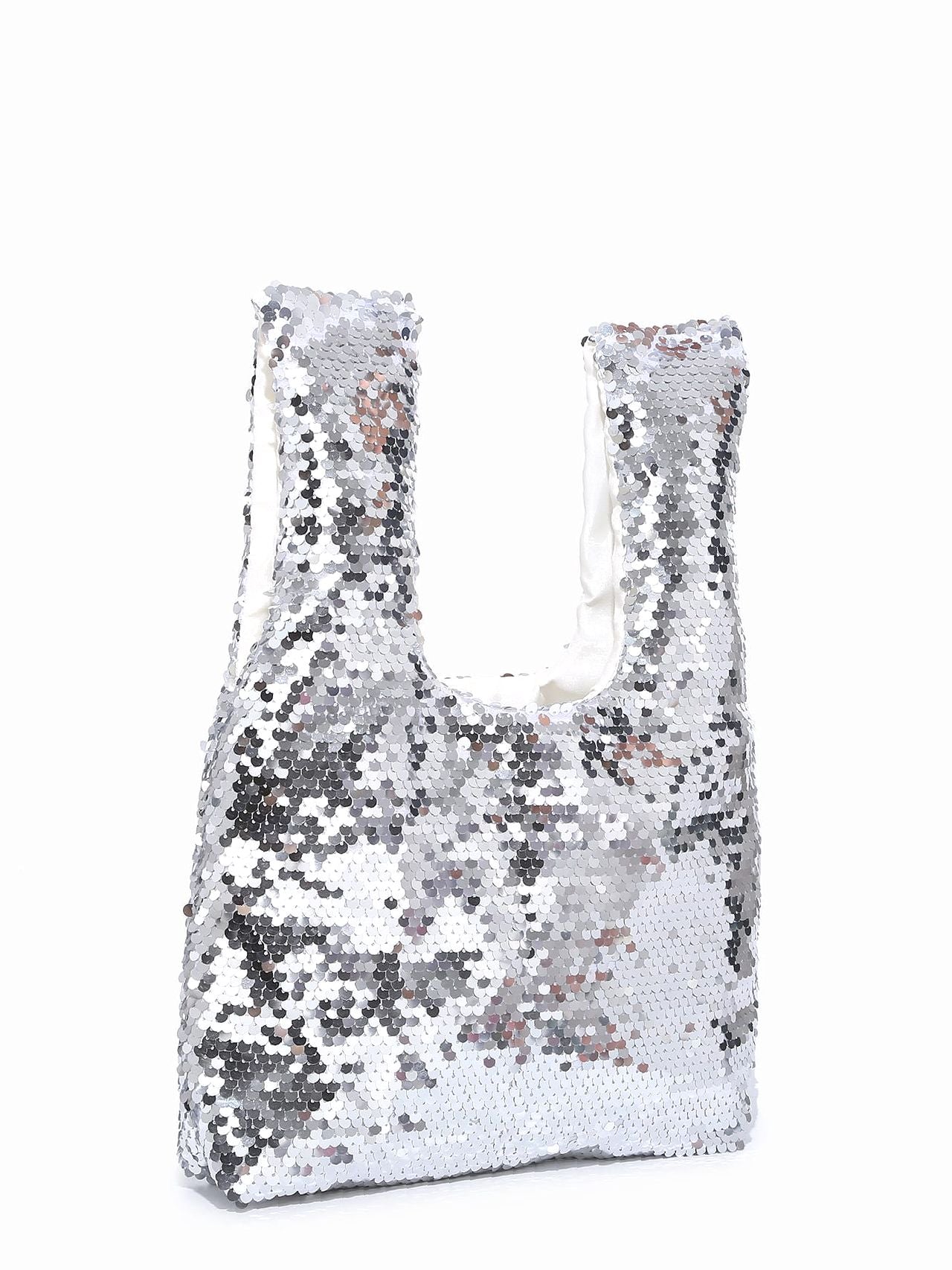 Maxct - Sequin Decor Top Handle Bag  - Women Tote Bags