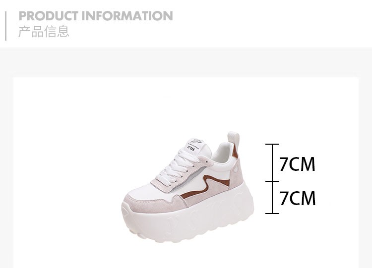 Thick Bottom Platform Sneakers for Women - true deals club