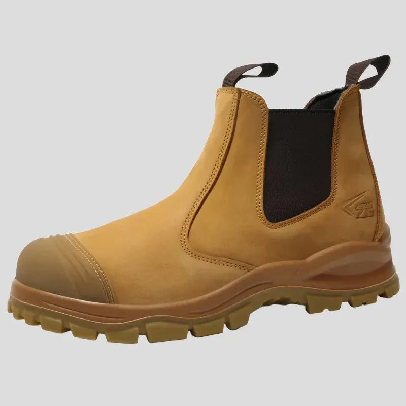 Genuine Leather Work Safety Chelsea Boots for Men Maxct