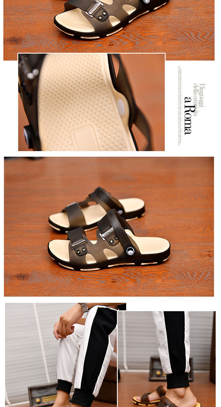 Summer Sandals: Outdoor Beach Indoor Durable Anti-Slip Peep Toe Men's - true deals club - true deals club