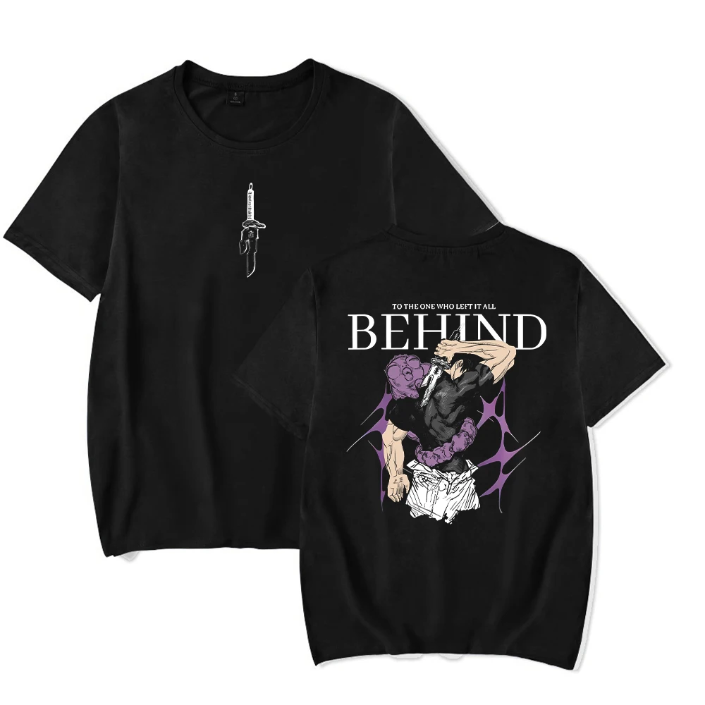 Maxct Men Streetwear Washed Acid Oversized T Shirt Japanese Anime Retro Worn Graphic Print T-Shirt Summer Cotton Short Sleeve Tees