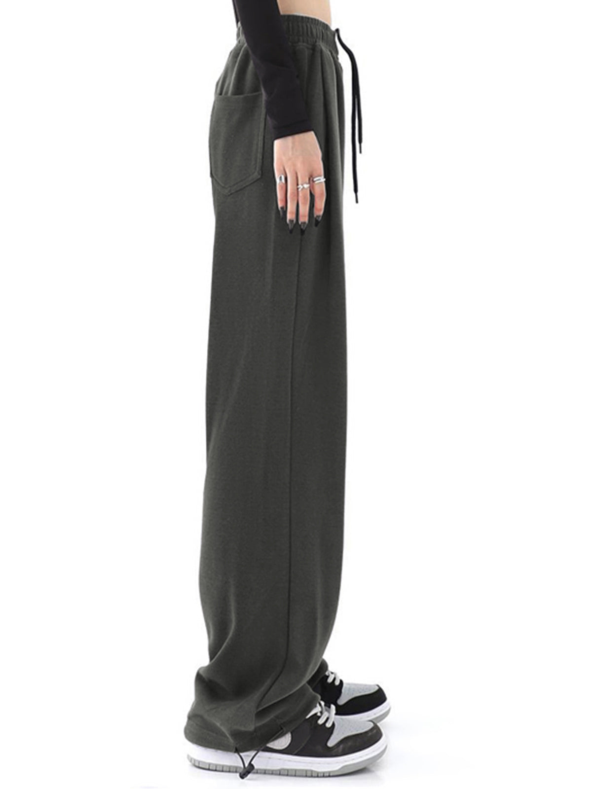 Maxct Solid Baggy Sweatpants