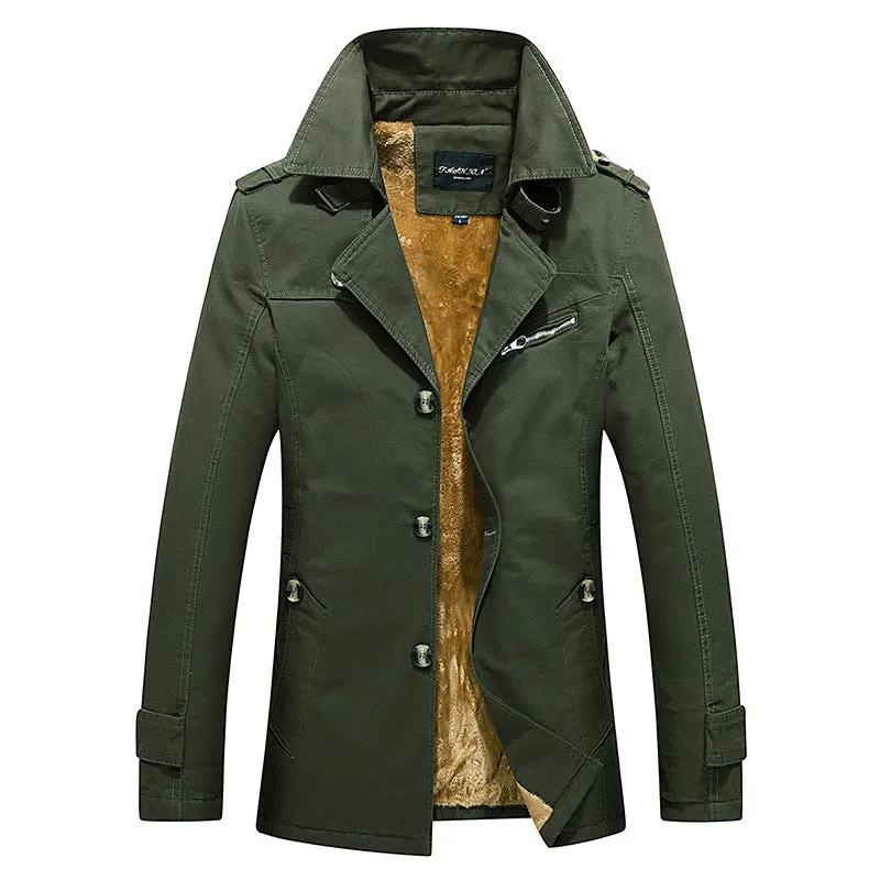 Maxct &Men's Mid-Length Light Coat