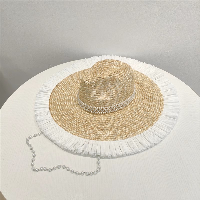 Sun Hat Fashion Wind Straw Women's Burrs Straw Hat