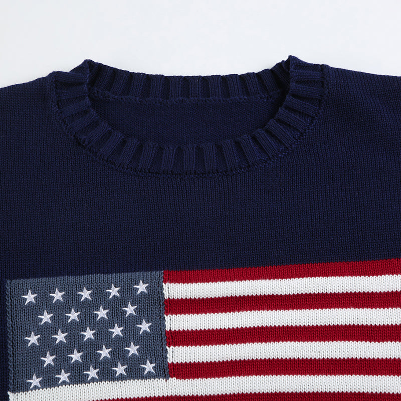 Maxct Mable American Flag Sweater