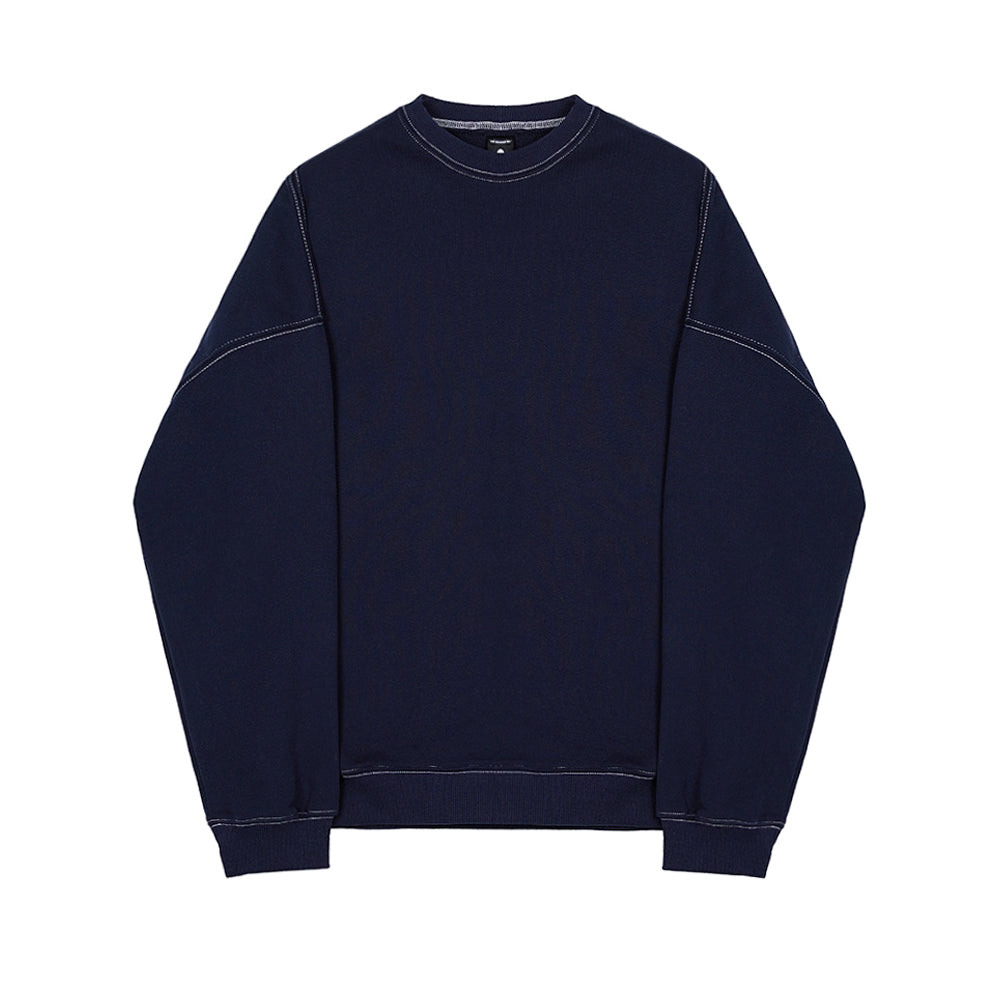 Maxct 3176 Navy Blue Crewneck Sweater