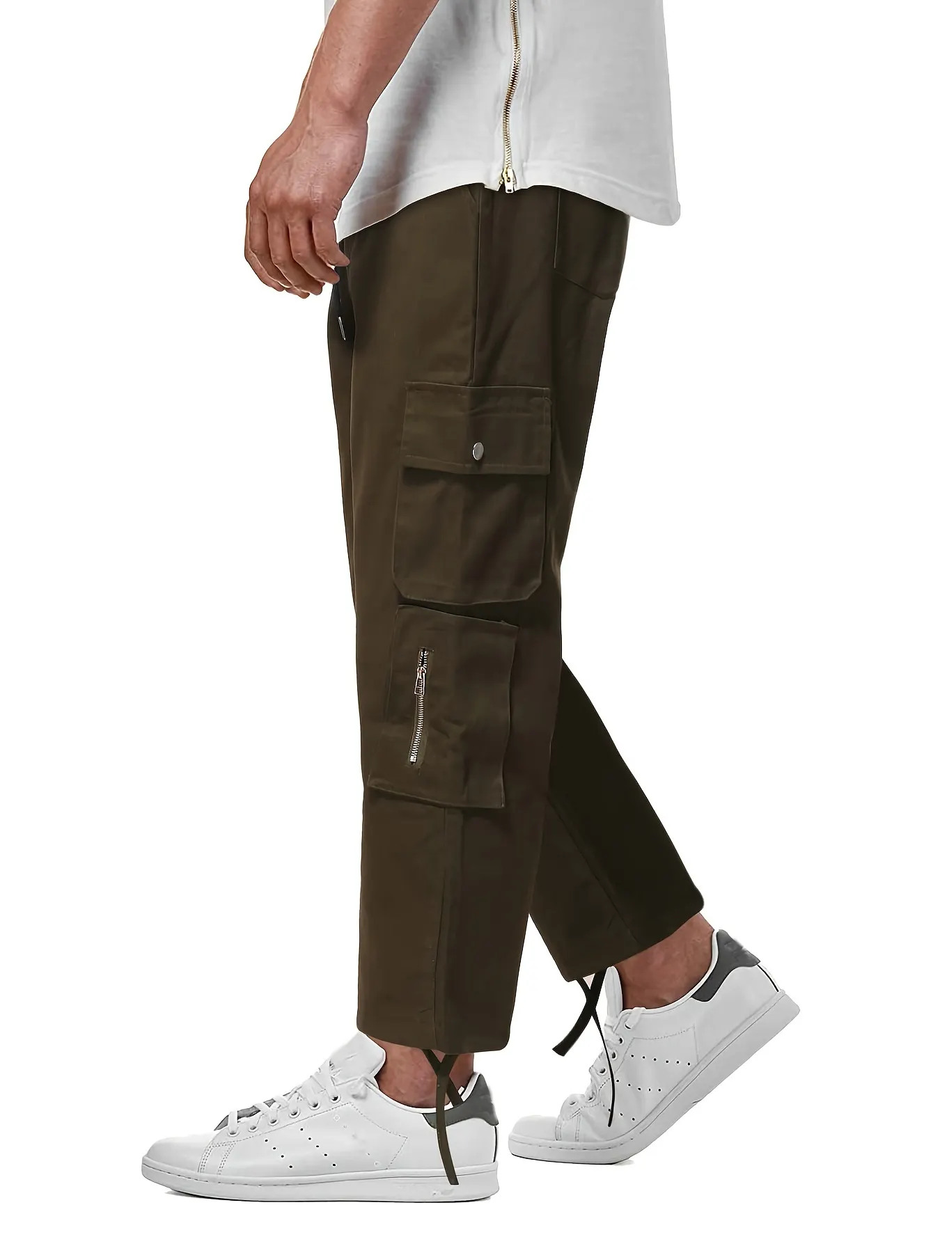 Men's Casual Zipper Pockets Cargo Pants For All Seasons