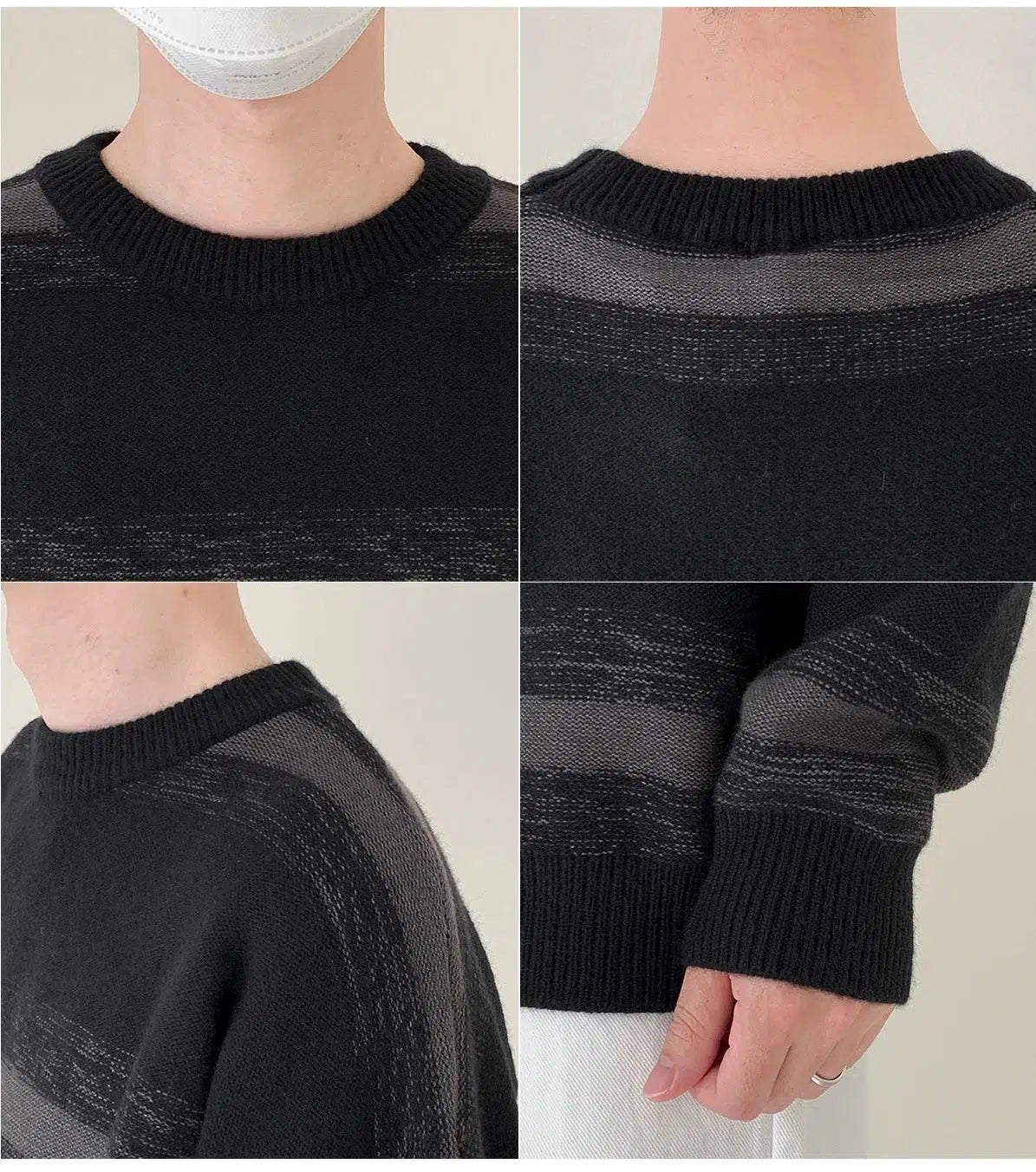 Maxct Thickness Striped Sweater