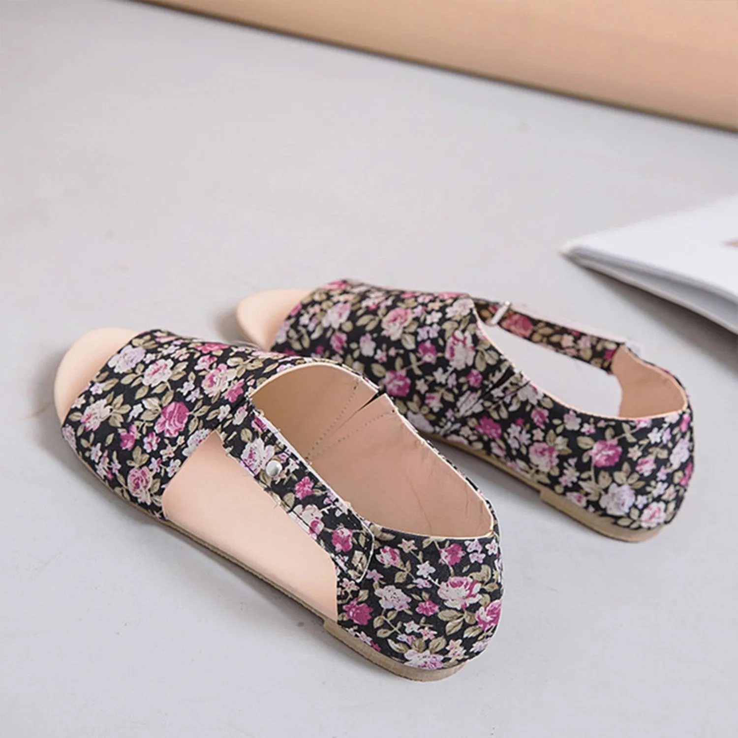 Casual Open Toe Flat Sandals Maxct