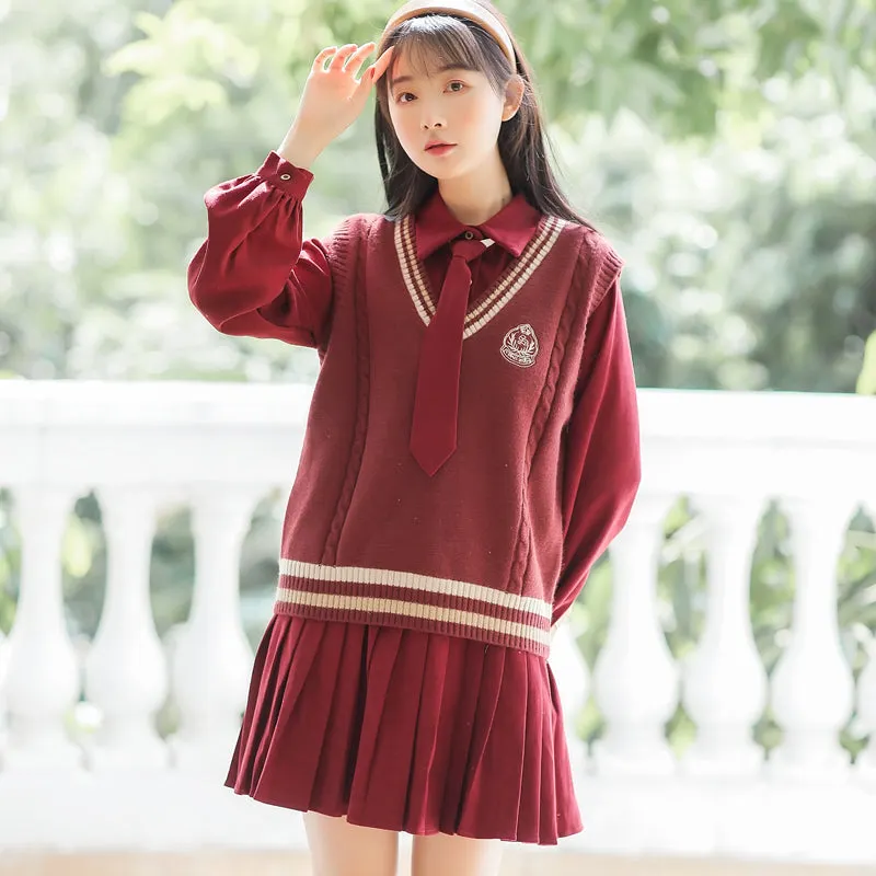 Prep School Vest & Dress Set Maxct