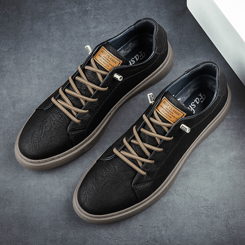 Men's Leather Oxford Shoes - true deals club