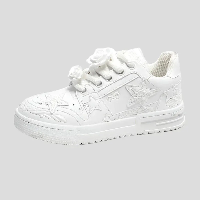 Skate Shoes Retro Y2K Star Punk Hip-hop Skateboard Sneakers Maxct