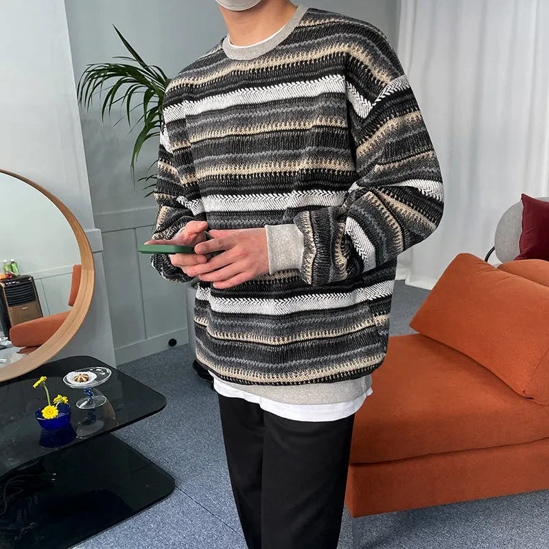 Maxct 5511 Black Stripe Longsleeve Sweater