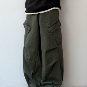 EVER Thickened Washed Cargo Pants Maxct