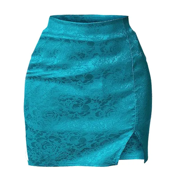 Missed Calls Satin Skirt Maxct