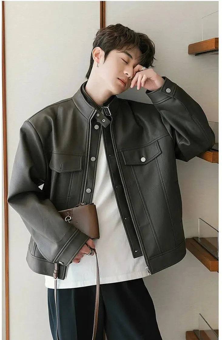 Maxct Two-piece Short Leather Jacket