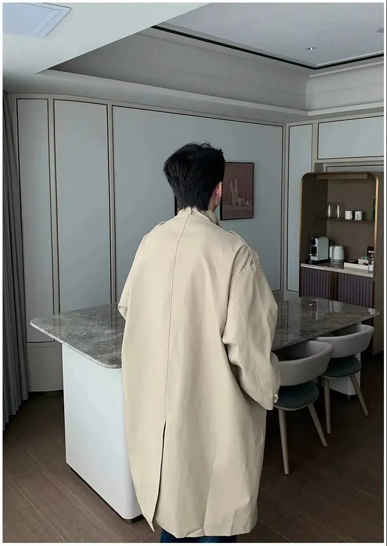 Maxct Long Windproof Medium-length Coat