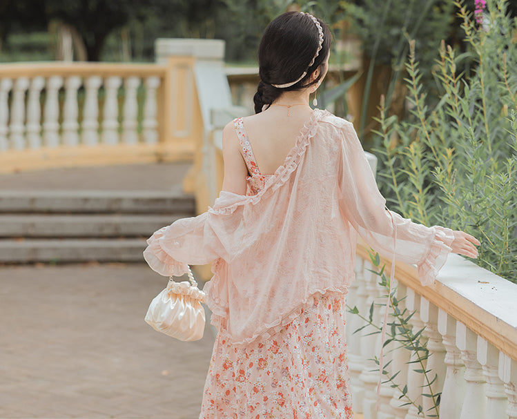 Tea Cup Floral Cami Dress Maxct