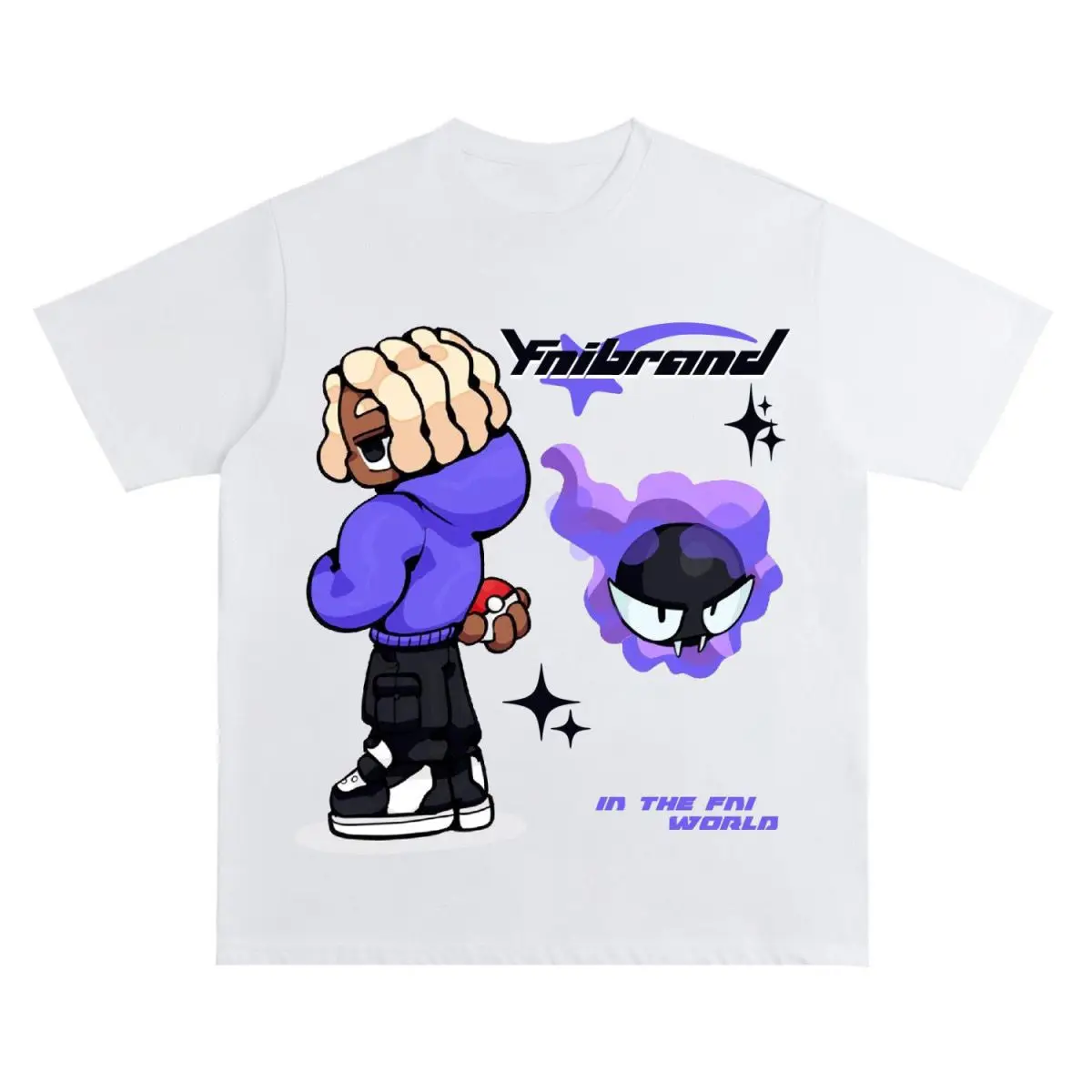 Y2K Hip Hop Letter Printed T Shirt Cartoon Printed Oversized Tops New Harajuku Fashion Casual All Match Loose Tops Streetwear