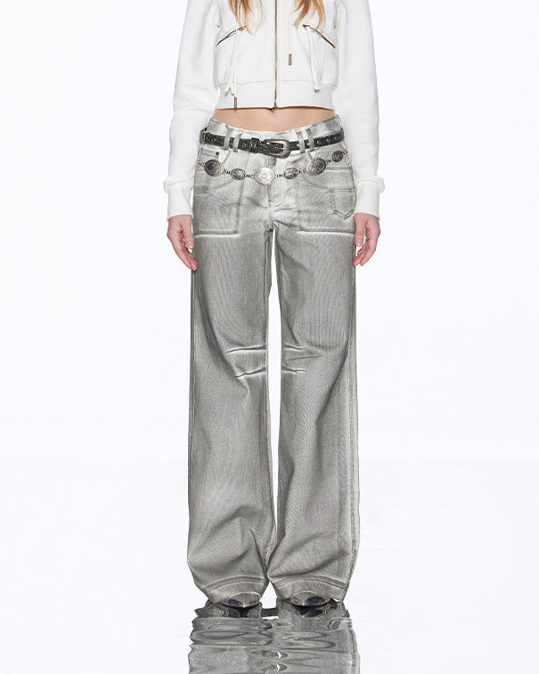 High Fashion Silver Jeans Maxct
