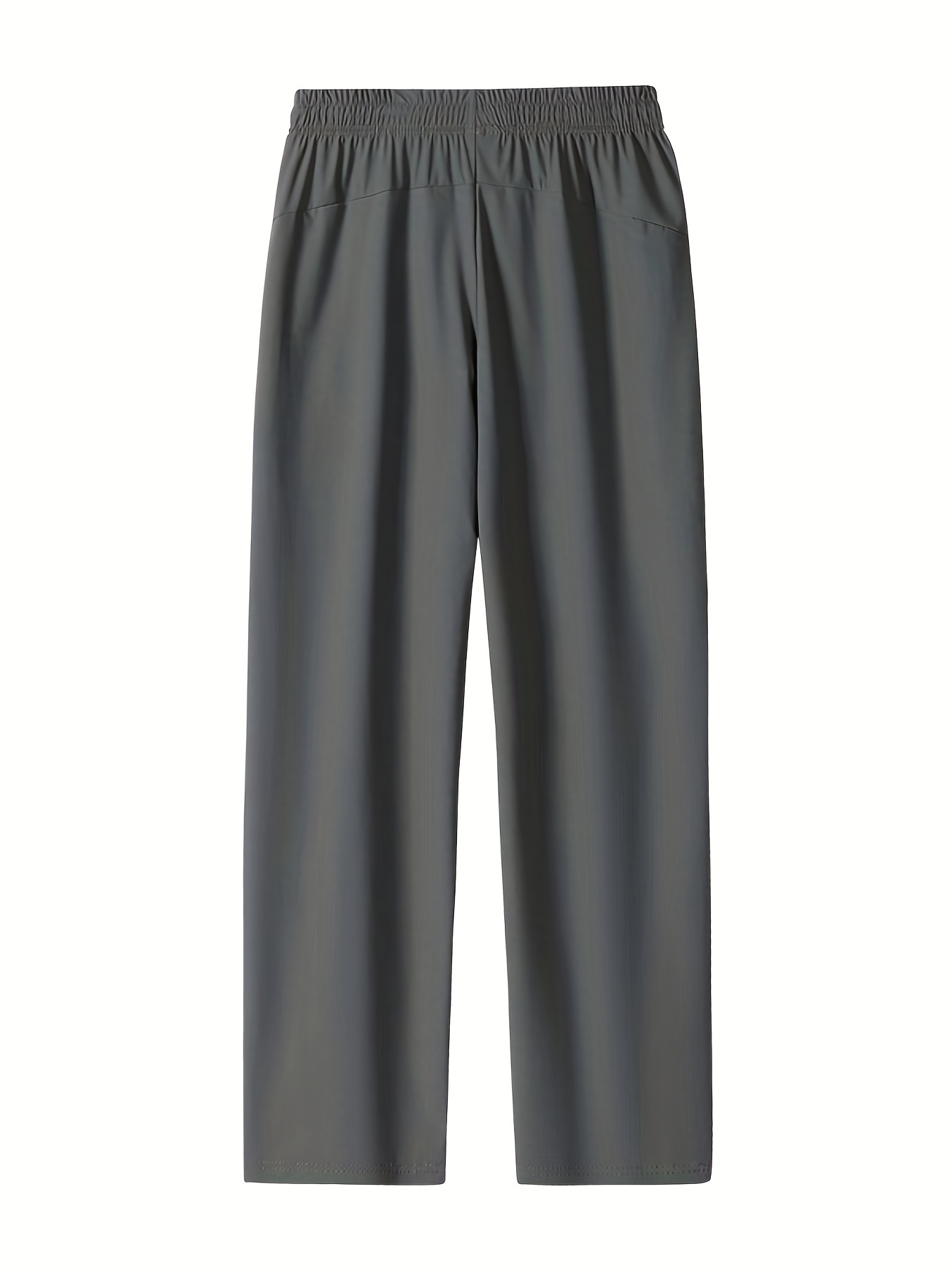 Lightweight Breathable Comfy Joggers, Men's Casual High Stretch Waist Drawstring Sports Pants Sweatpants