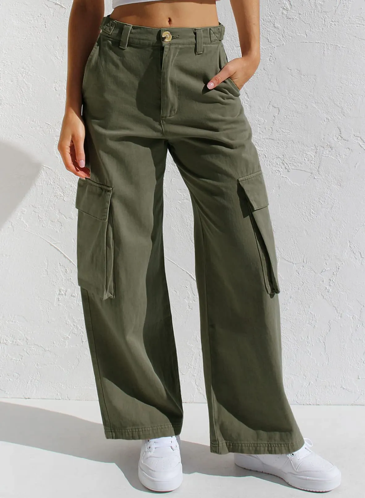 Vintage Pocket Baggy Cargo Jeans Maxct