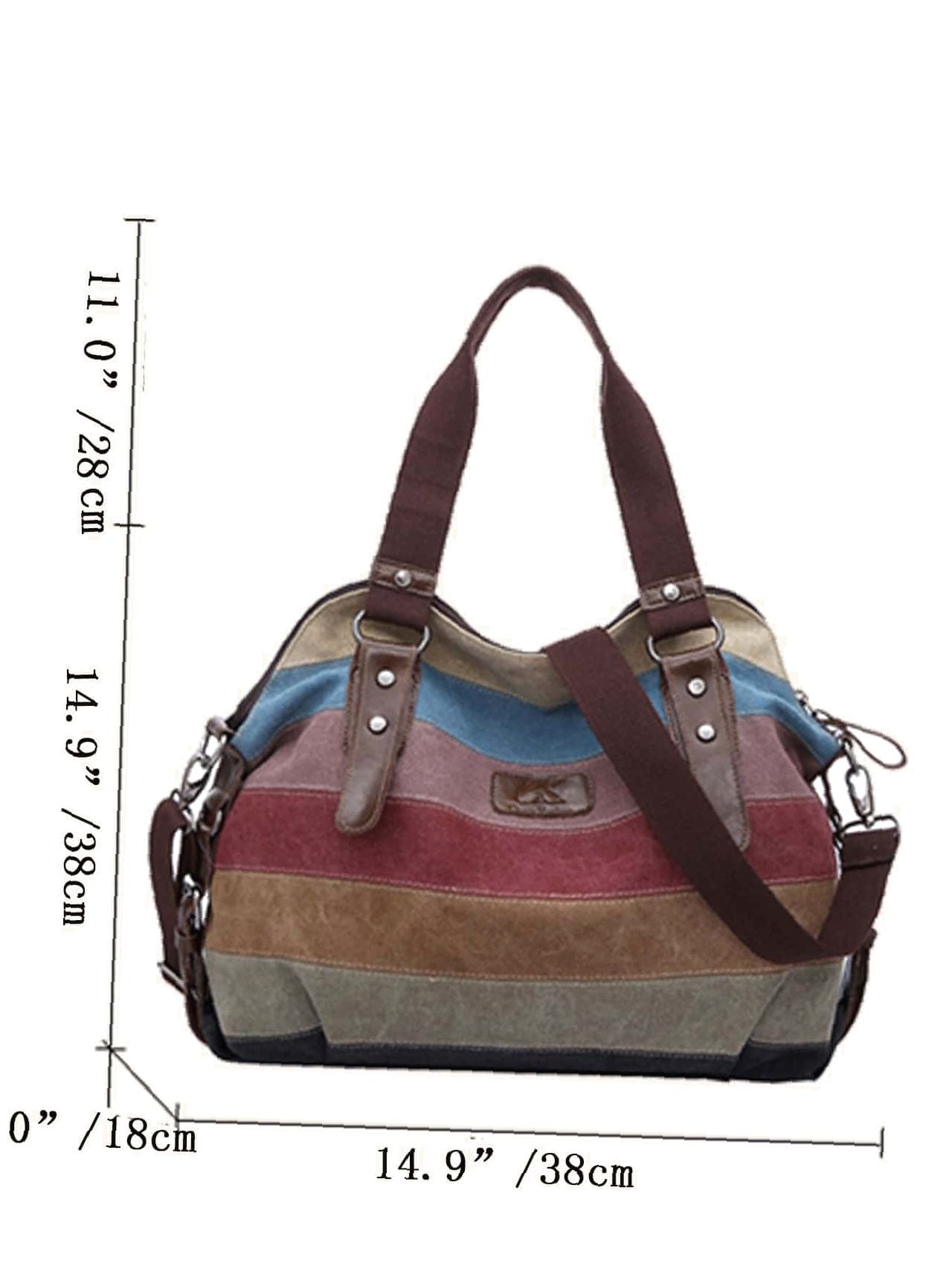 Maxct - Color Block Tote Bag  - Women Tote Bags