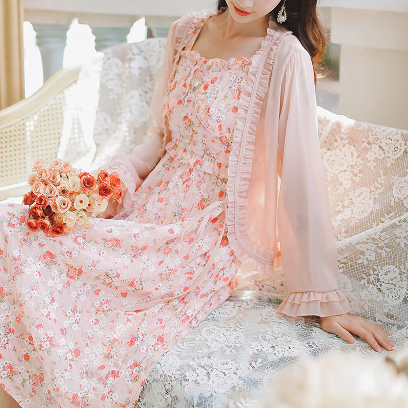 Tea Cup Floral Cami Dress Maxct