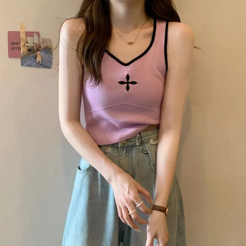 Maxct &Casual Knitted Crop Top