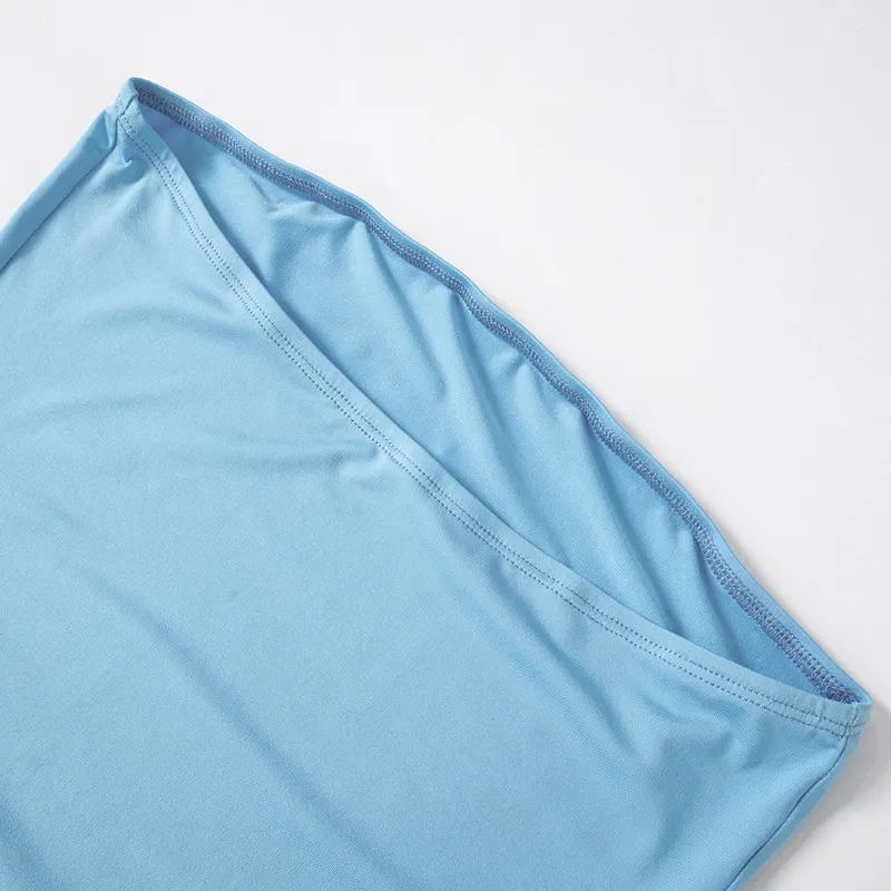 Contrast Color Mini Folds Dress For Strapless Slim Sleeveless Ruched Splice Y2K Beach FeClub Party Dress