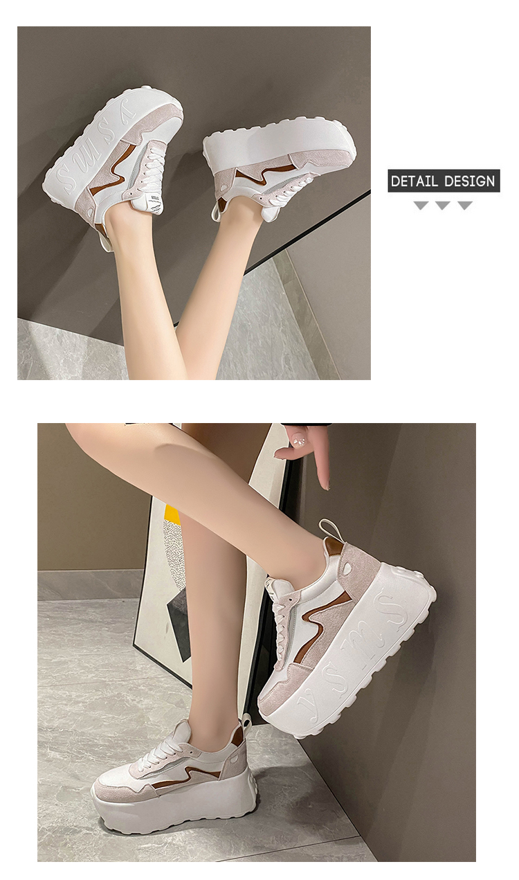Thick Bottom Platform Sneakers for Women Footwear Trainer