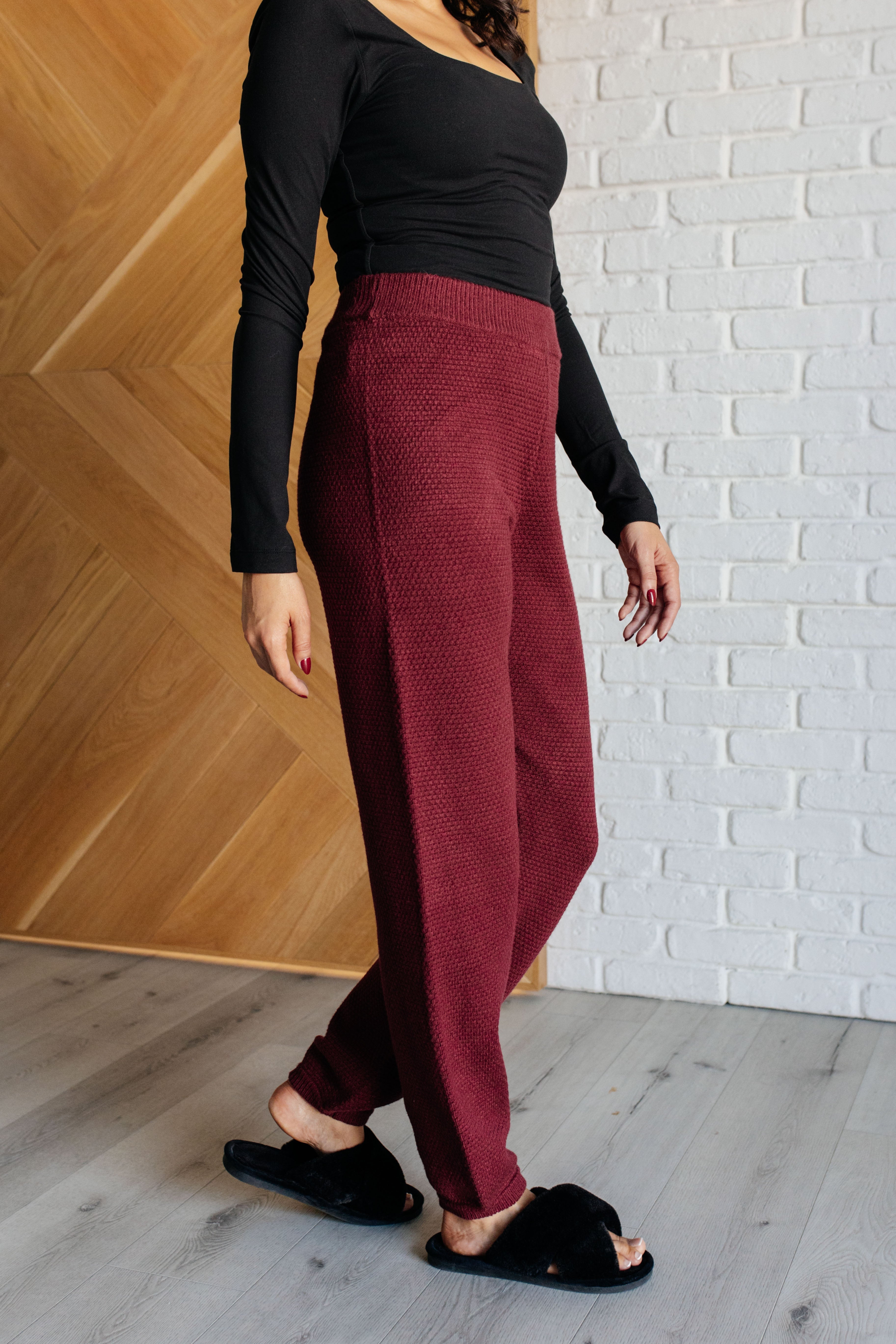Maxct &Simple Solution Knit Set in Wine