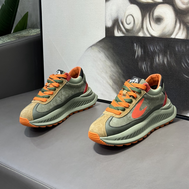 Slip on Sneakers Vulcanized Mix Color Shoes for Men