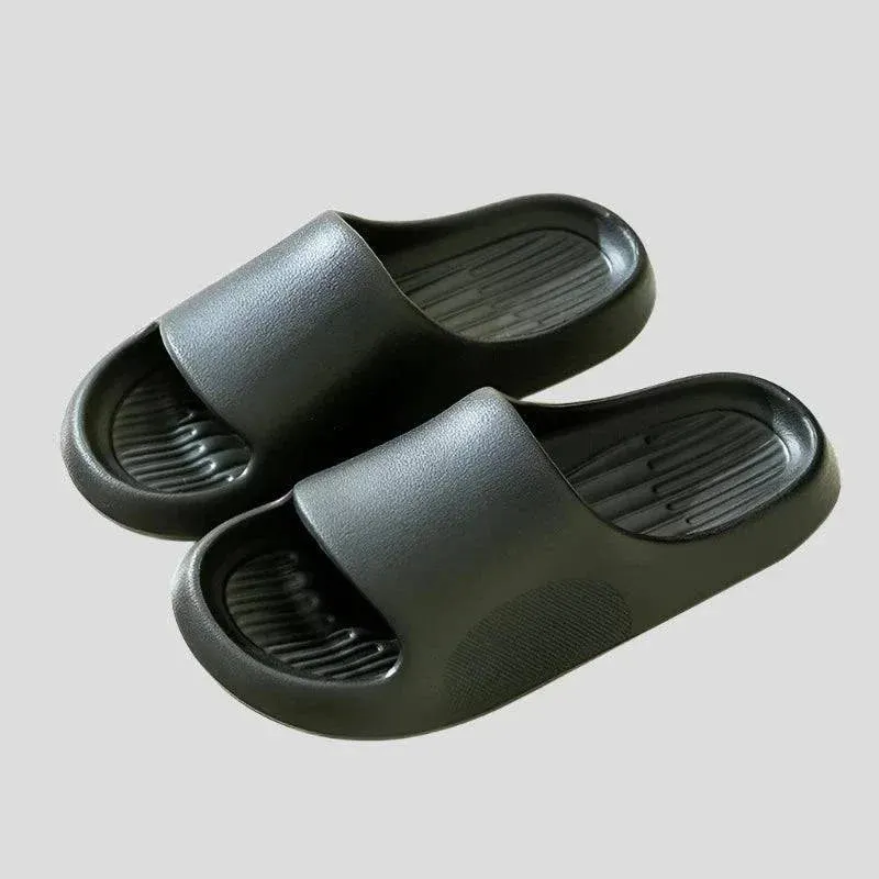 Big and Tall Slippers Comfy Unisex Flat Sandals for Indoor Relaxation Maxct