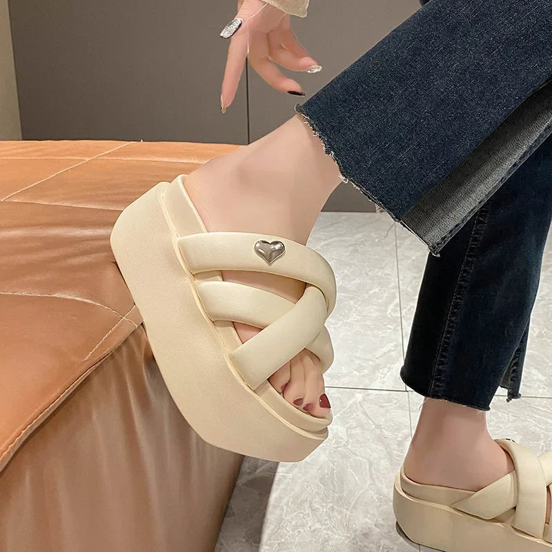 Wedge Sandals 8cm for Women Maxct