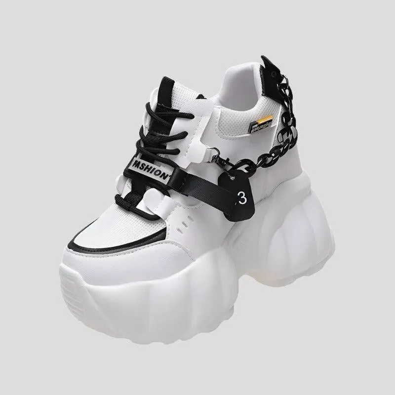 Chain Chunky Sneakers for Women Maxct