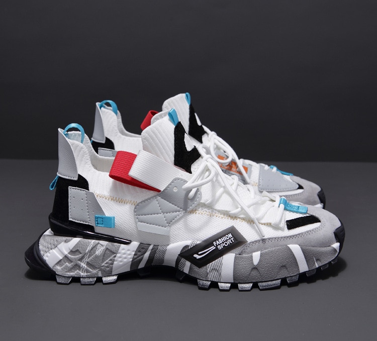 Breathable Lace-up Sneakers - true-deals-club