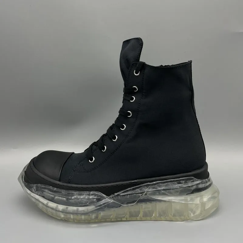Black Sneakers - Men's High top Canvas Maxct