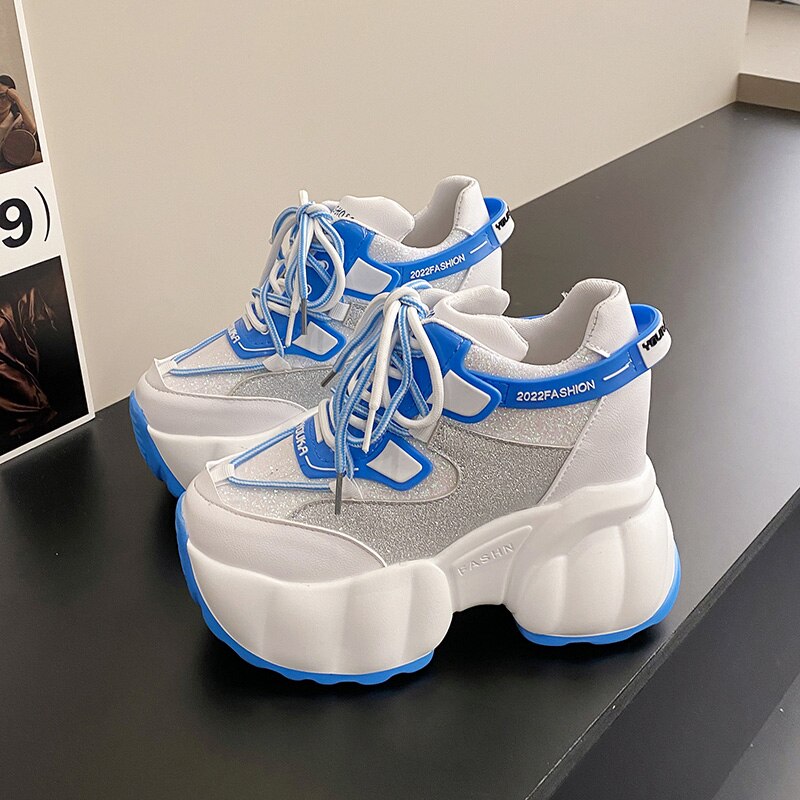 Women's Color-Accent Chunky Platform Sneakers