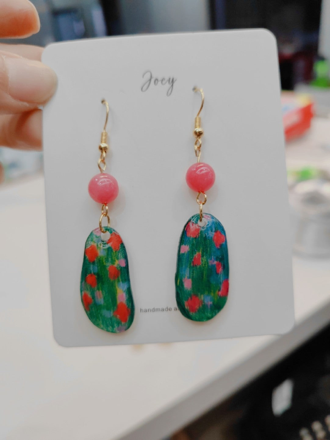 Forest Shrink Plastic Earrings