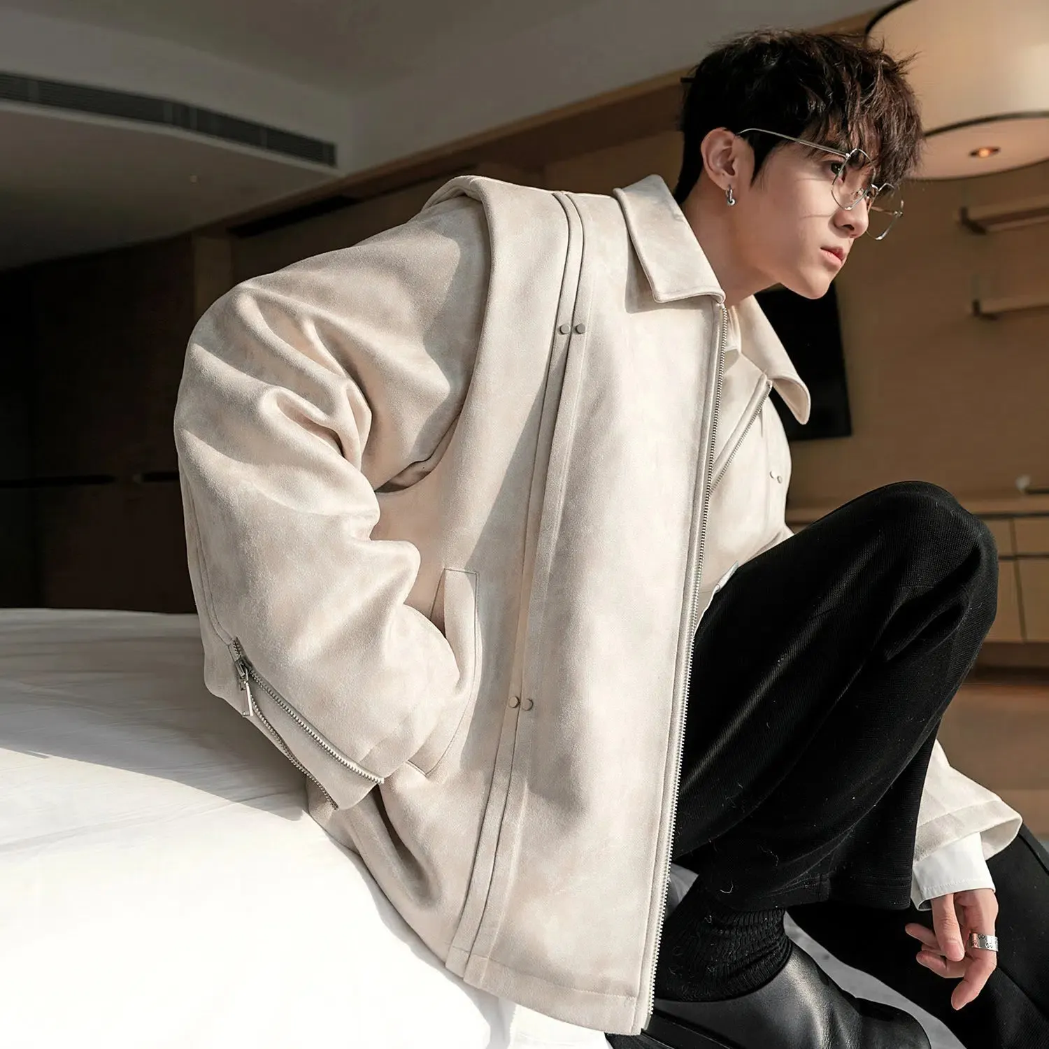 Maxct Thickened Lapel Cotton Jacket