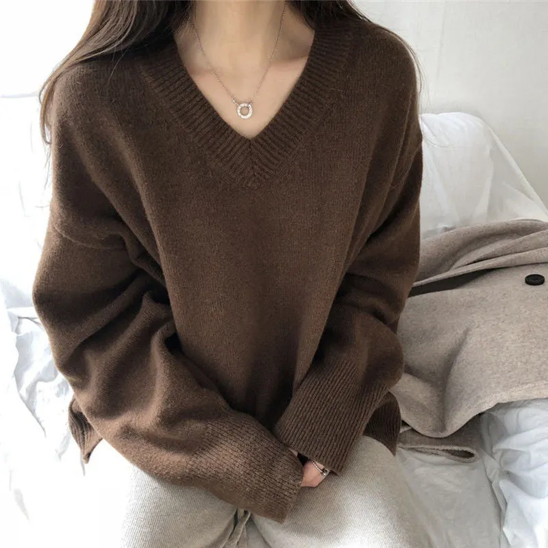 Maxct Dark Academia Oversized Sweater