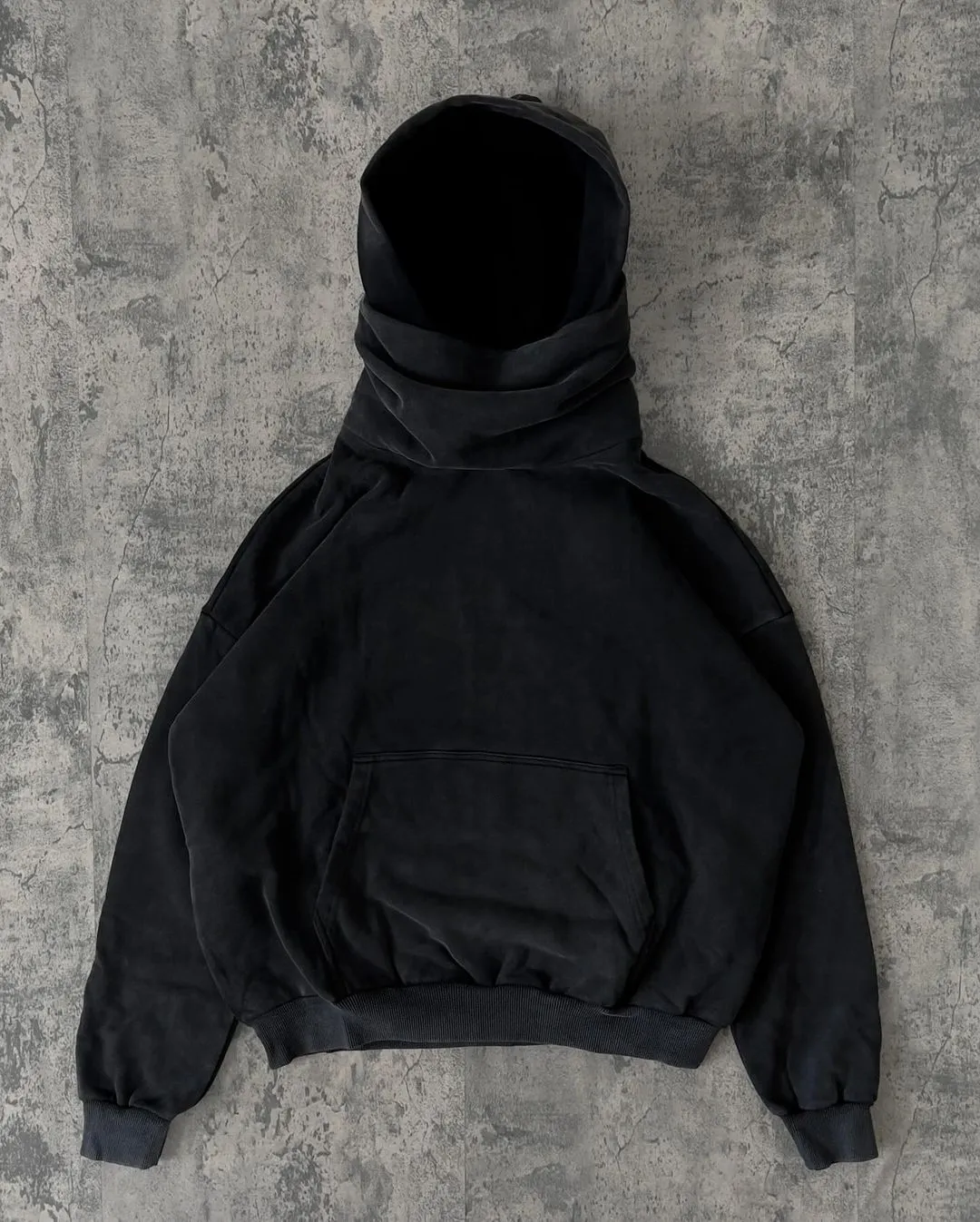 Y2k women's clothing hoodies sweatshirt pullover long sleeved high necked ninja collar dark vintage oversize streetwear special