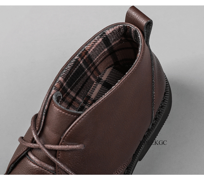 Men's Genuine Leather Casual Business Chelsea Boots - true deals club